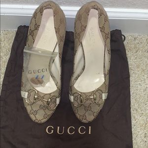 Authentic Gucci 4’ Open Toe High Heel